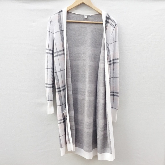 Halogen Open Front Duster Cardigan. - Picture 4 of 13